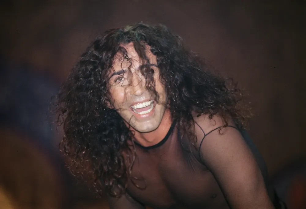 Валерия Леонтьева невозможно представить без его характерных сетчатых маек. Фото © РИА «Новости» / Владимир Родионов