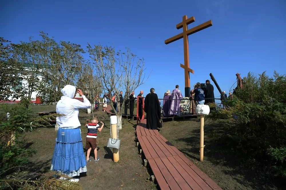 Воздвижение Креста Господня 2025: Когда будет великий святой праздник? Фото © РИА «Новости» / Виталий Аньков 