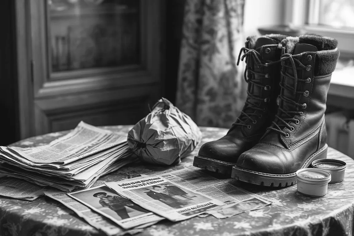 Зимнюю обувь в СССР, как и зимнюю одежду, необходимо было готовить к «летовке». Фото © «Шедеврум»