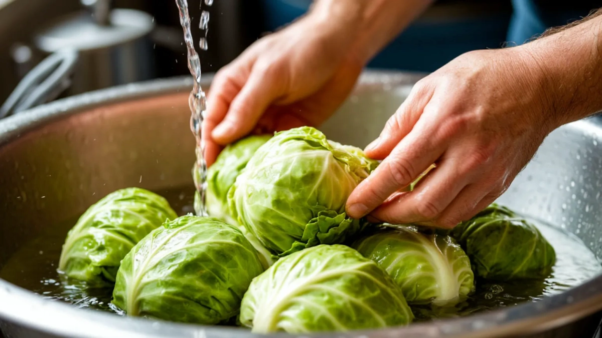 Перед квашением капусту необходимо промыть. Фото © «Шедеврум»