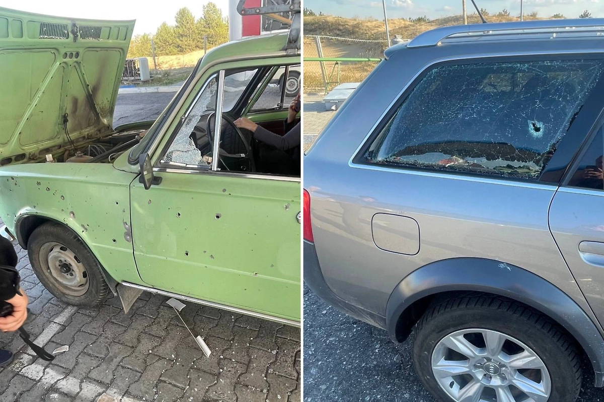 ВСУ атаковали заправку в Энергодаре. Фото © Telegram/Пухов LIVE 