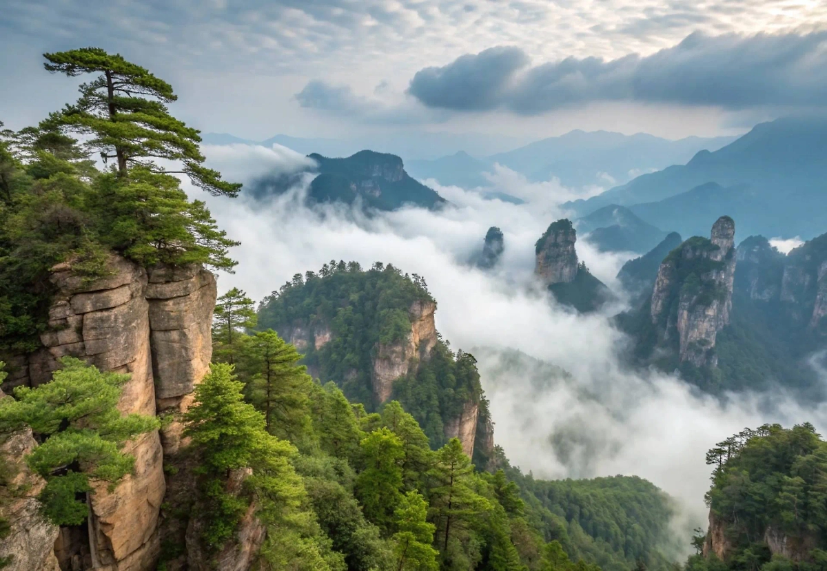 Чжанцзяцзе — национальный парк скал «Аватар». Фото © Shutterstock / FOTODOM / Asura senpai