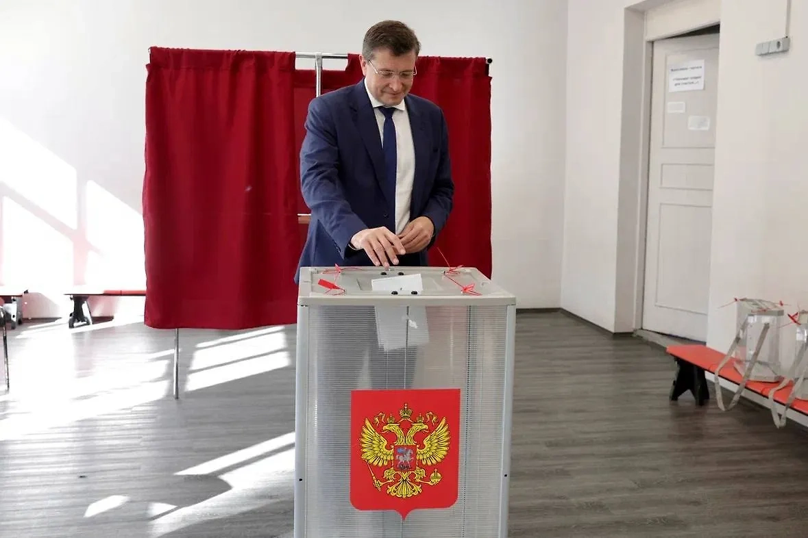 Глеб Никитин на ЕДГ. Фото © Telegram / Глеб Никитин