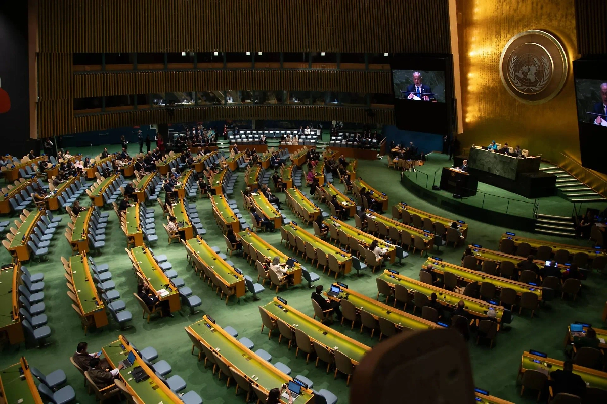 Премьер-министр Израиля Биньямин Нетаньяху на Генассамблее ООН. Фото © Shutterstock / FOTODOM / noamgalai