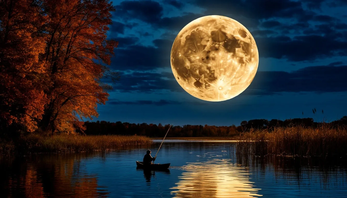 Как поведение рыбы связано с фазами Луны. Фото © «Шедеврум» 