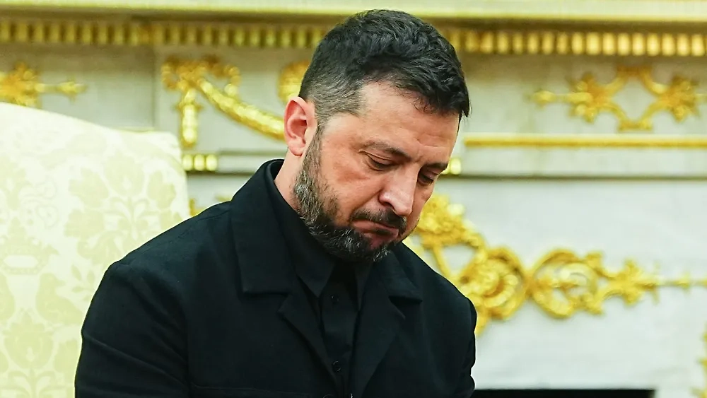 Глава киевского режима Владимир Зеленский требует заморозки конфликта. Фото © ТАСС / ЕРА / AARON SCHWARTZ