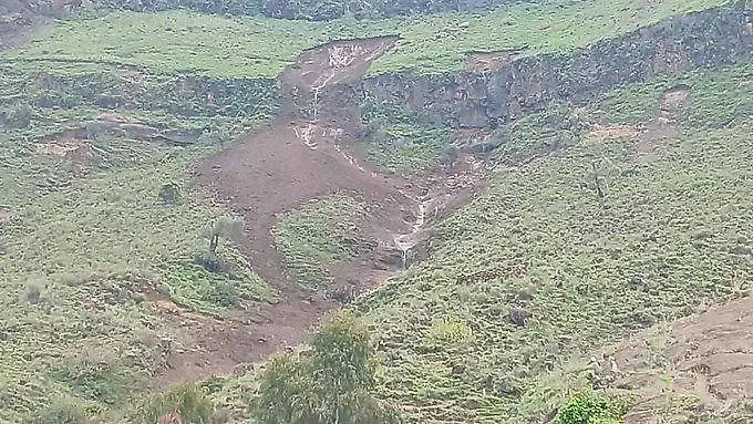 Катастрофический оползень в Судане унёс более 1000 жизней. Фото © Х / Sudan_tweet