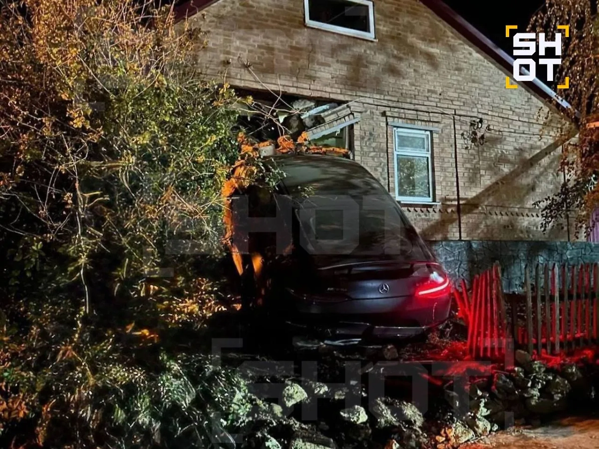 Кадры ДТП с участием Анастасии Цапок. Фото © Telegram / SHOT