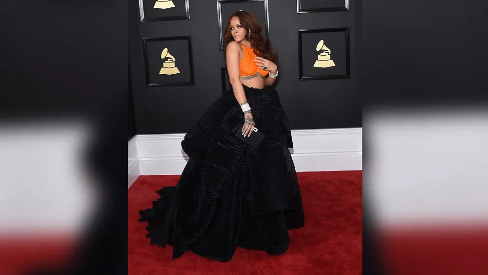 На церемонии вручения «Грэмми» в 2017 году Рианна победила в восьми номинациях. И пришла в платье Armani Prive. Фото © ТАСС / ZUMA / Lisa-O'Connor