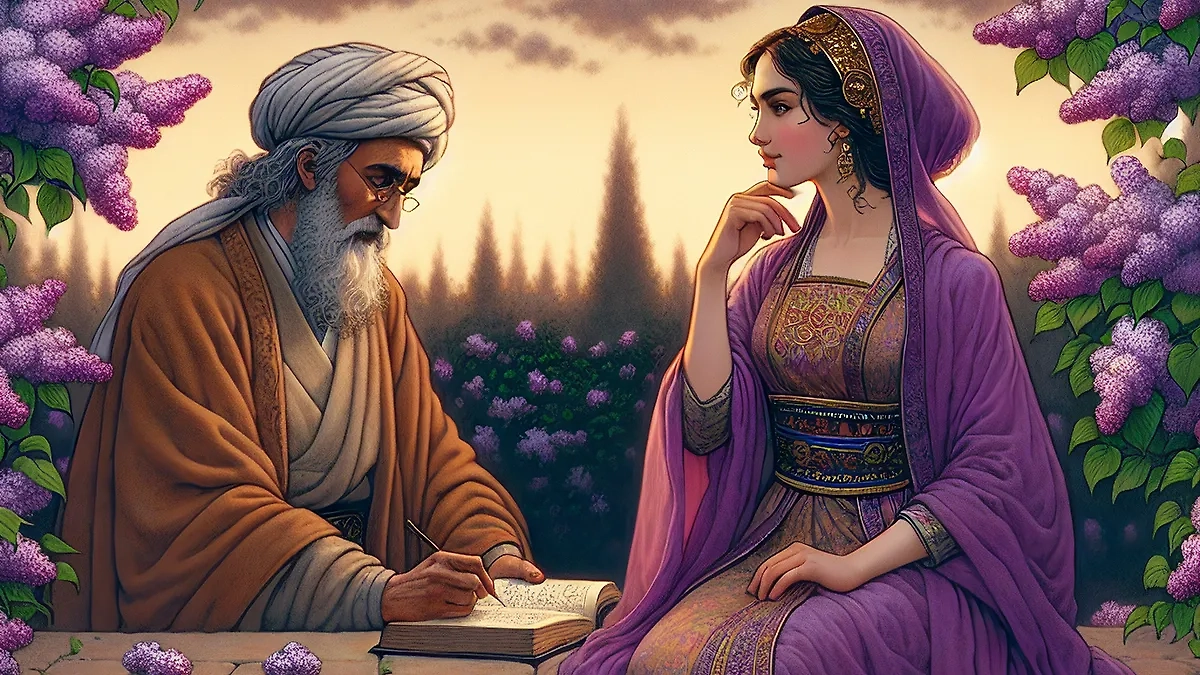 Четверостишие персидского поэта, объясняющее смысл страданий. Фото © Shutterstock / FOTODOM / Shutterstock AI