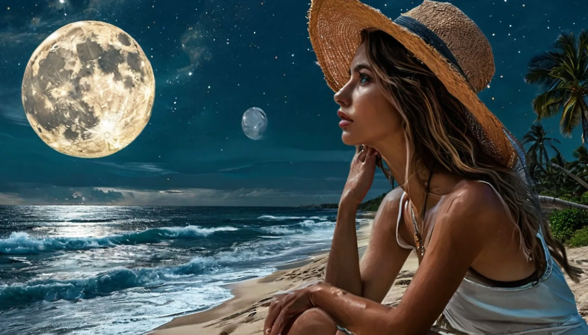 Лунный календарь на август 2025: 2-е, 9-е, 16-е и 23-е числа будут неблагоприятными, так что осторожнее. Фото © «Шедеврум»