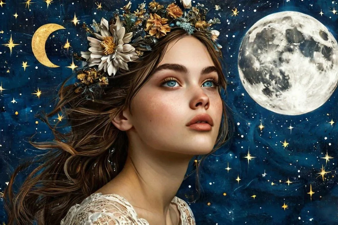 Лунный календарь стрижек на январь 2025 года советует постричь волосы 16 или 17 января. Фото © «Шедеврум»