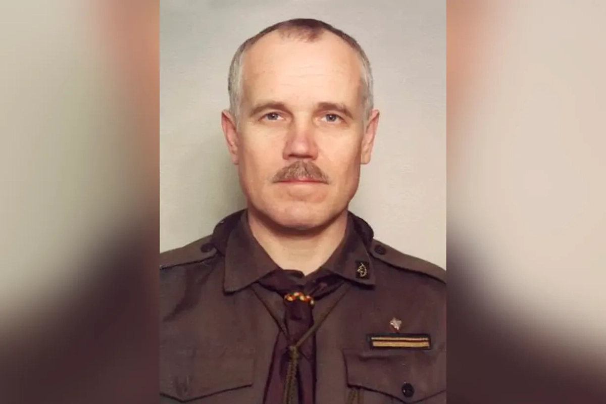 Константин Жук. Фото сделано примерно в 1999–2000 годах. Именно тогда служащий ВСУ дал «пластовую присягу» и возродил «Орден железной остроги» в Киеве. Фото © Facebook (признан экстремистской организацией и запрещён на территории Российской Федерации) / Юрiй Юзич