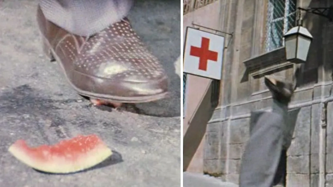 В фильме «Бриллиантовая рука» что-то странное происходит с ботинком Никулина. Кадр из фильма «Бриллиантовая рука», режиссёр Леонид Гайдай и др. / Kinopoisk