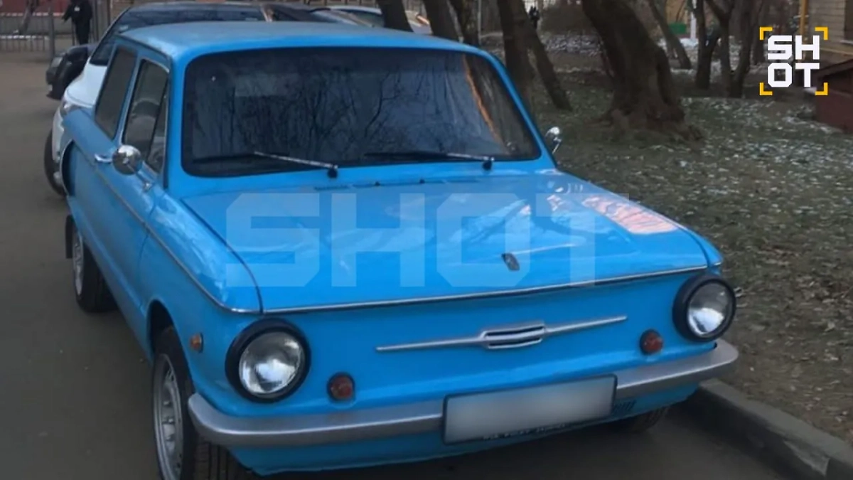 «Запорожец» Гоши Куценко, в котором нашли тело женщины. Фото © SHOT