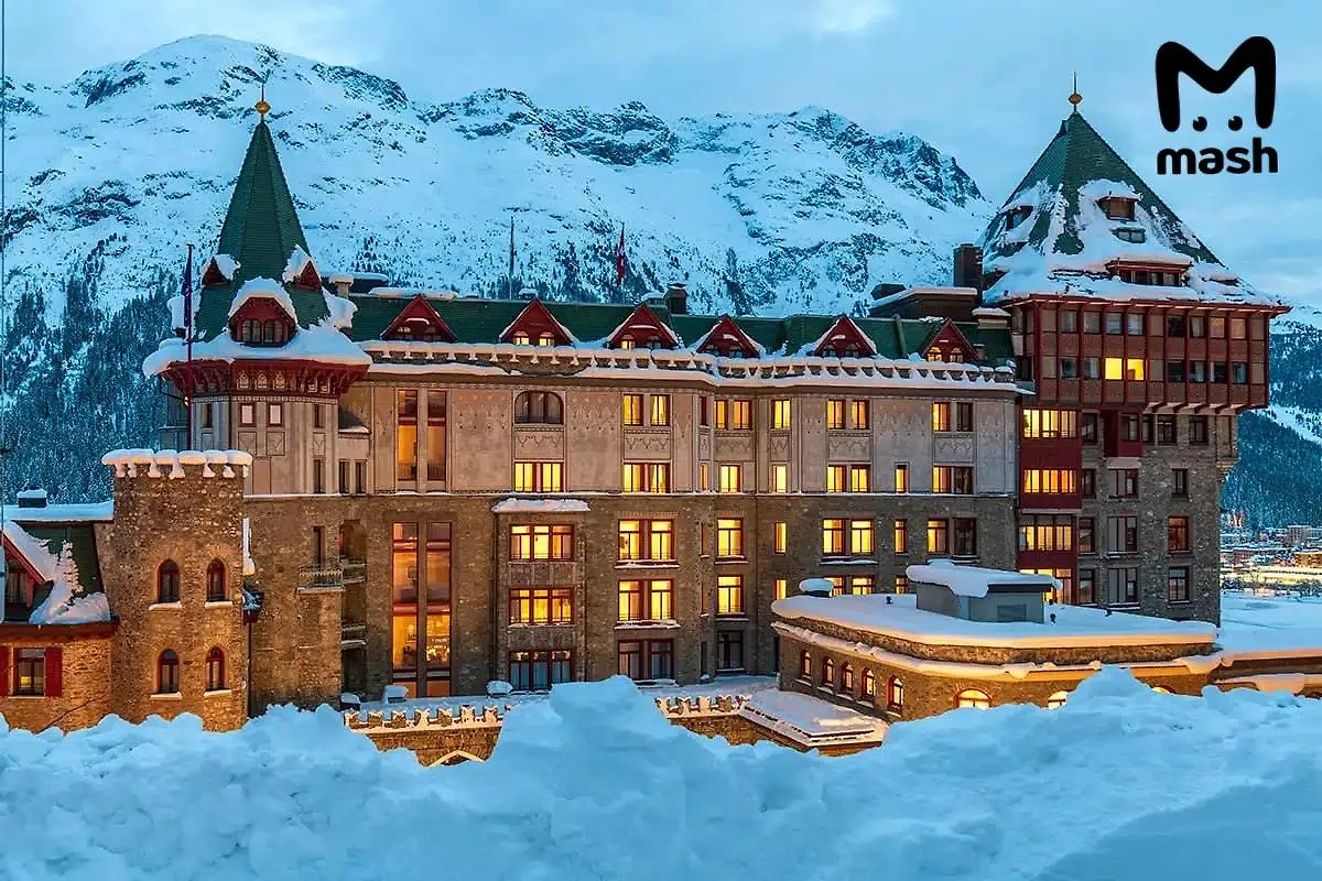 Отель Badrutt's Palace. Фото © Telegram / Mash