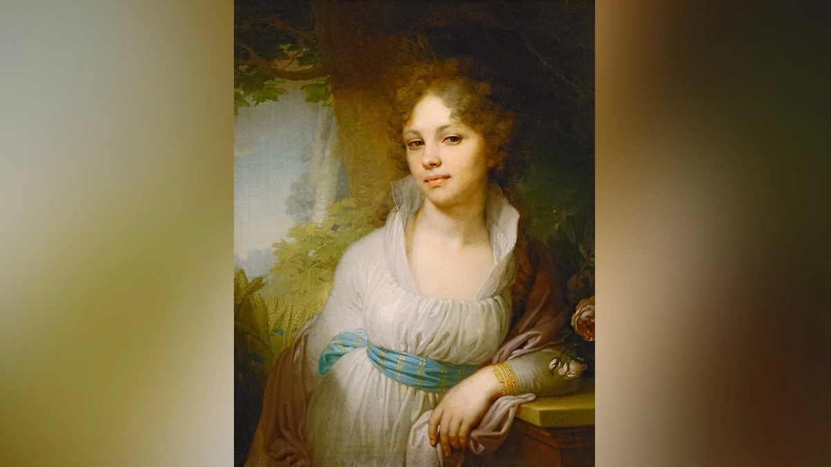 «Портрет Лопухиной» Владимира Боровиковского — взгляд, приносящий тревогу. Фото © Wikipedia / Владимир Лукич Боровиковский