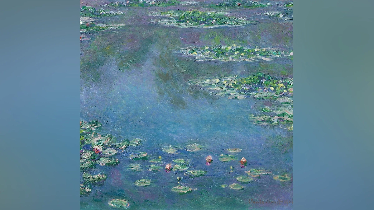 «Водяные лилии» Клода Моне — искусство среди огня. Фото © Wikipedia / Клод Моне