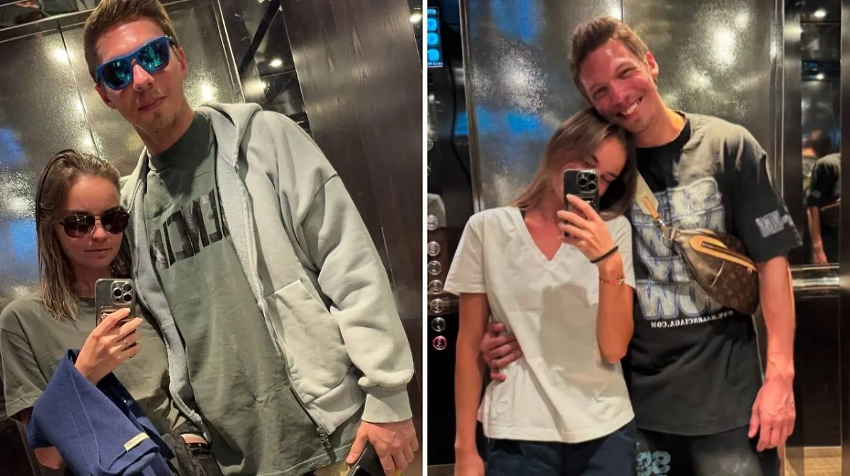 Кольца на безымянных пальцах. Фото © Insagram (соцсеть запрещена в РФ; принадлежит корпорации Meta, которая признана в РФ экстремистской) / dinaverina98