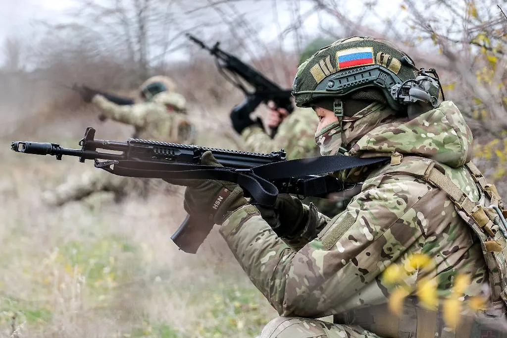 Российские военные в зоне СВО. Фото © ТАСС / Алексей Коновалов