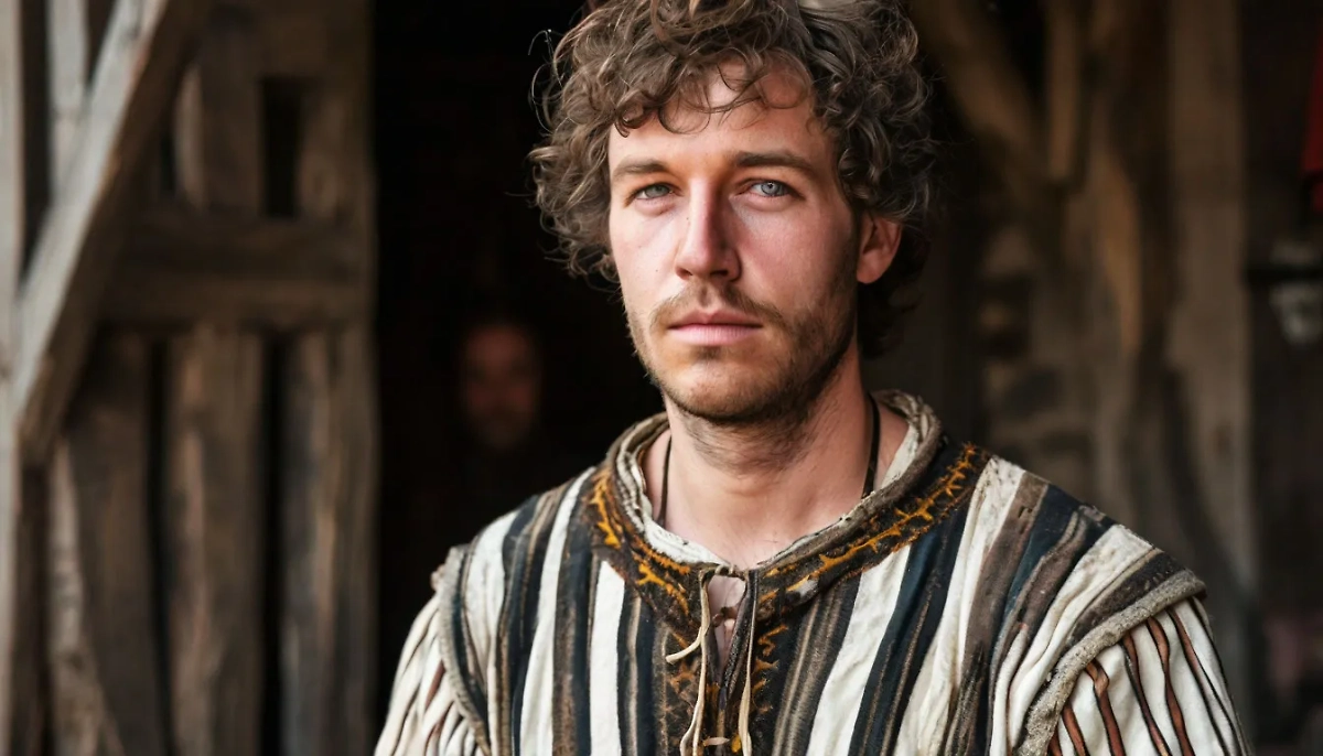 Полосатая одежда была знаком маргинала или преступника. За неё убивали. Фото © «Шедеврум» 