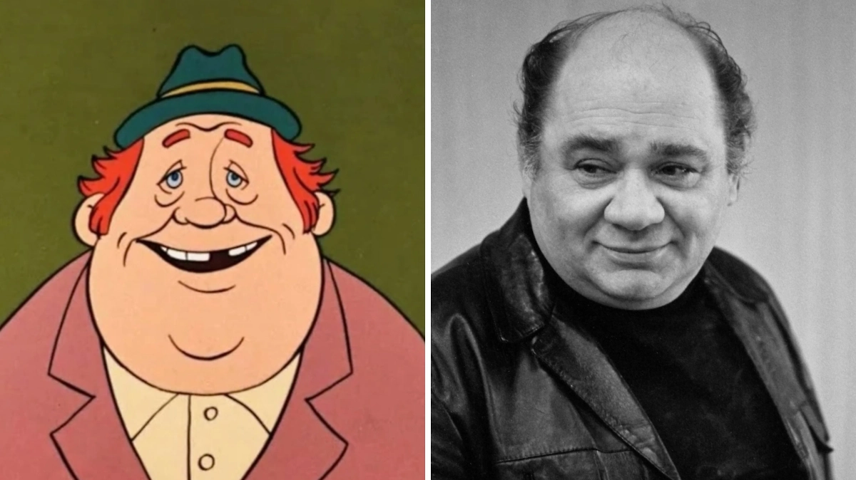 В мультфильме «Приключения Васи Куролесова» Евгений Леонов стал прототипом вора по кличке Батон. Фото © RuTube / Мы плетём рифмы в тонкой лирике, © ТАСС / Валерий Христофоров