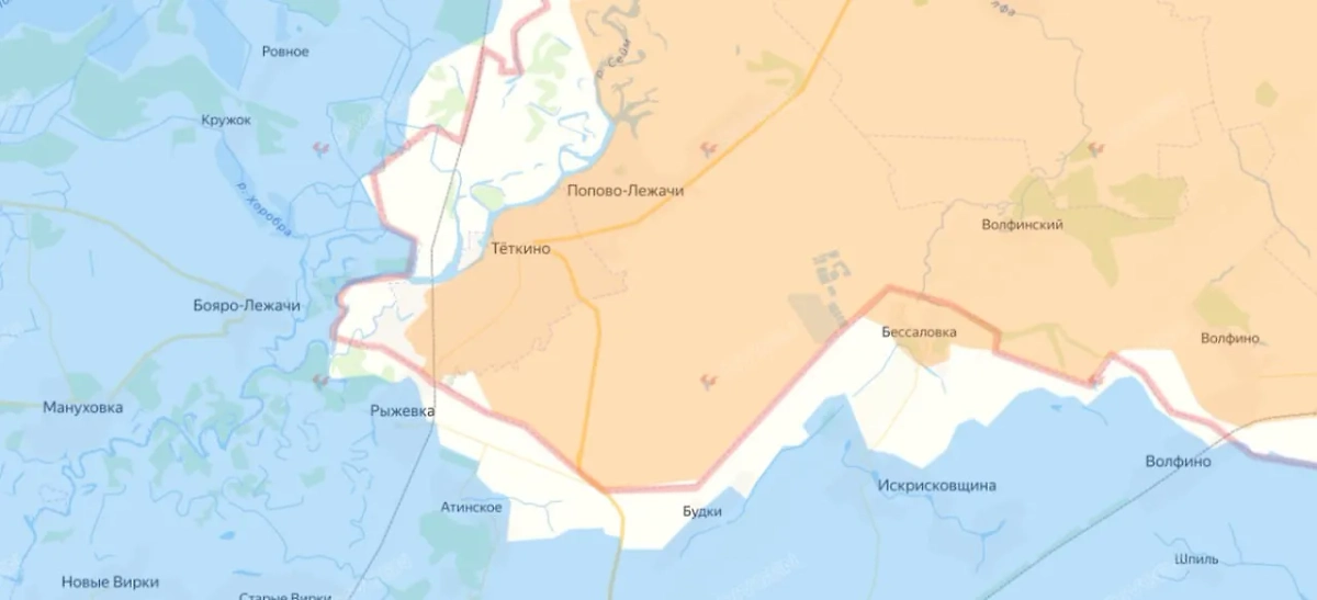 Карта зоны СВО на 11 октября 2025 года. Фото © divgen