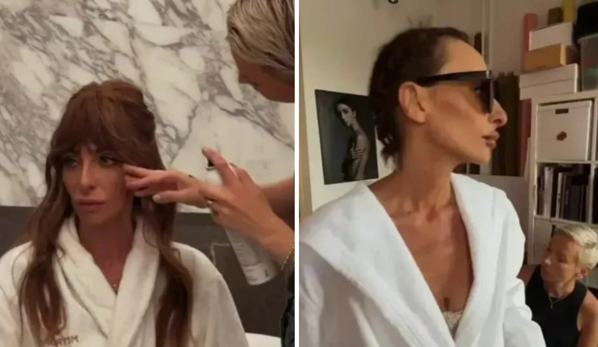 Варнава в парике (слева) и со своими волосами (справа). Скриншоты © Instagram (признан экстремистской организацией и запрещён на территории Российской Федерации)/ kativarnava