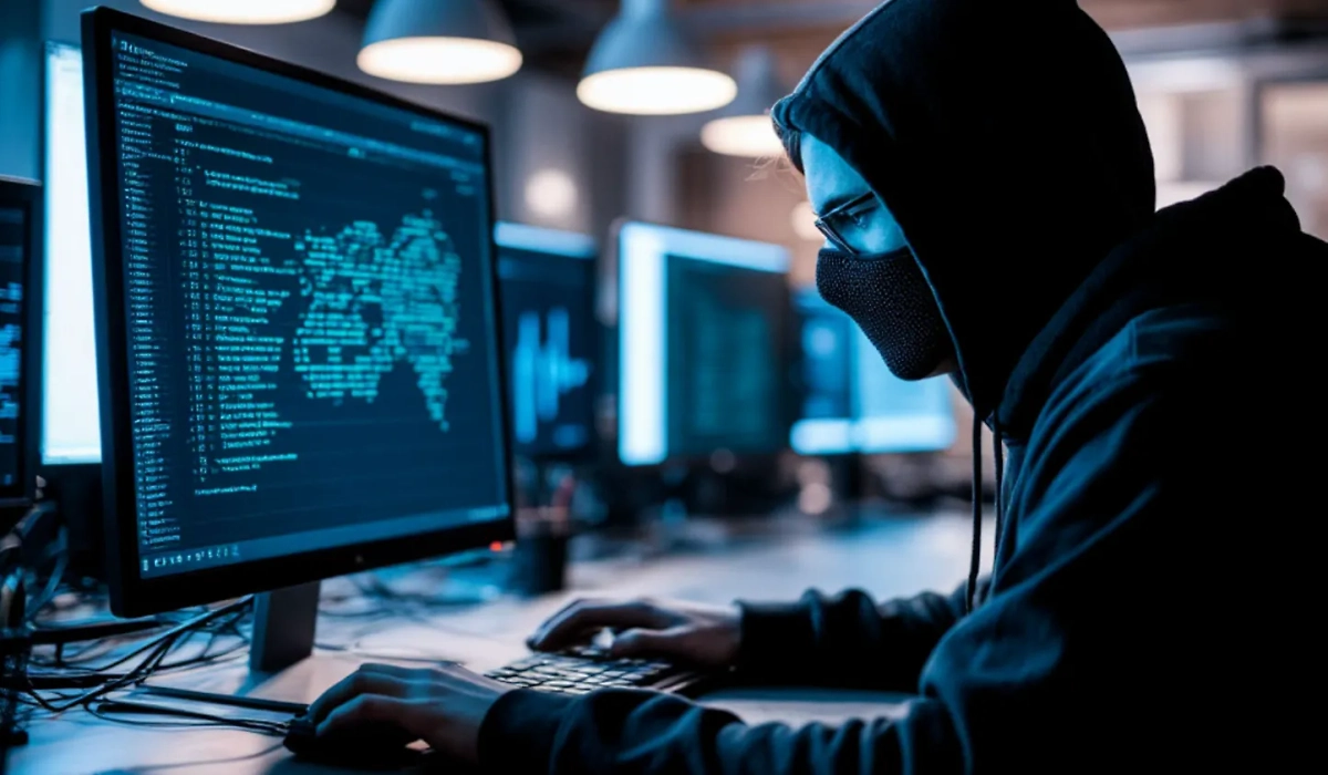 Киберпреступники для слежки могут использовать разные программы. Их называют Stalkerware или Spyware. Фото © «Шедеврум»