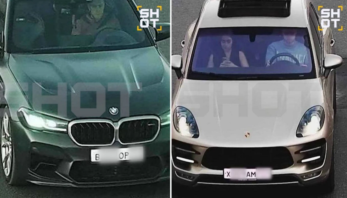 Машины Кокорина. Фото © Telegram / SHOT