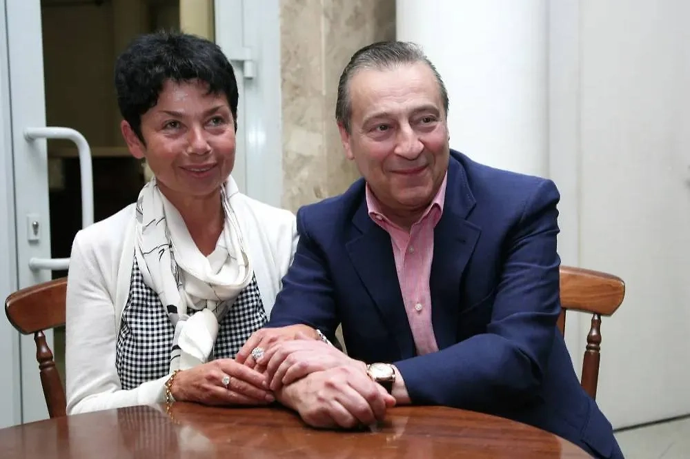 Геннадий Хазанов с женой. Фото © РИА «Новости» / Екатерина Чеснокова