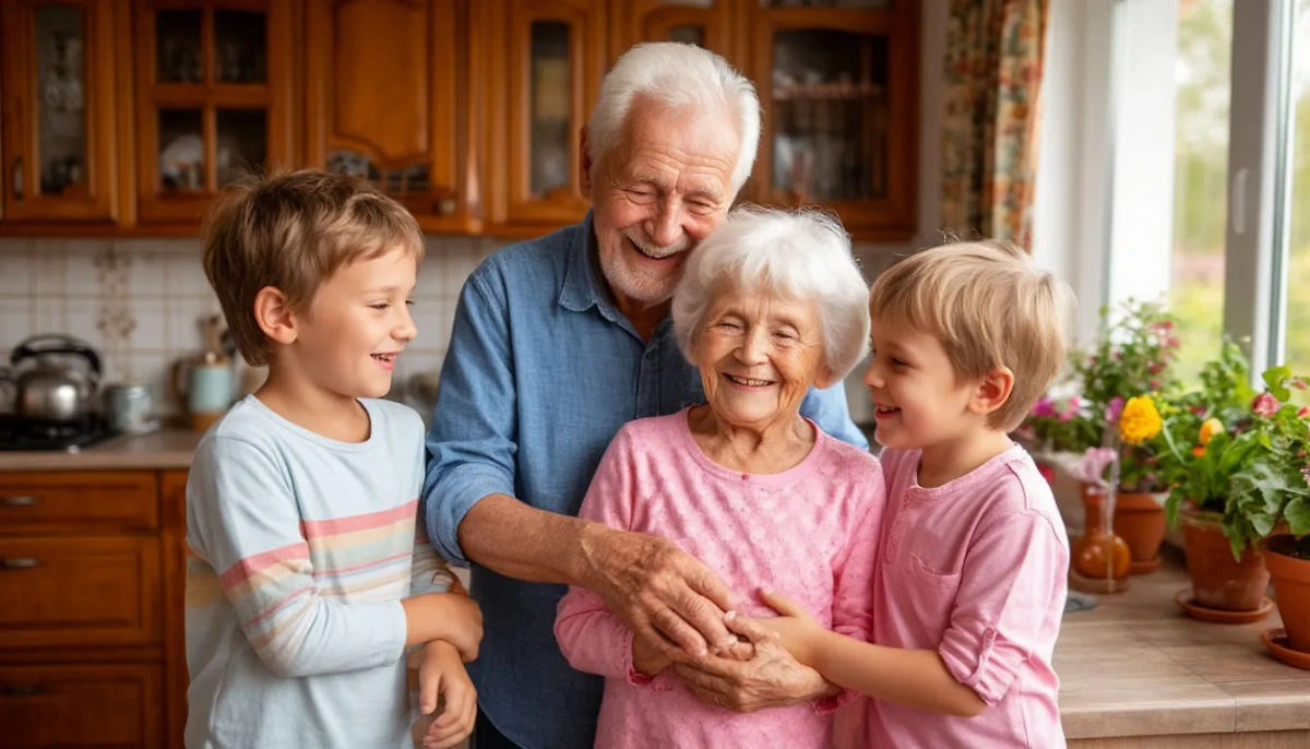 День бабушек и дедушек 28 октября: Поздравления от внуков. Фото © «Шедеврум»