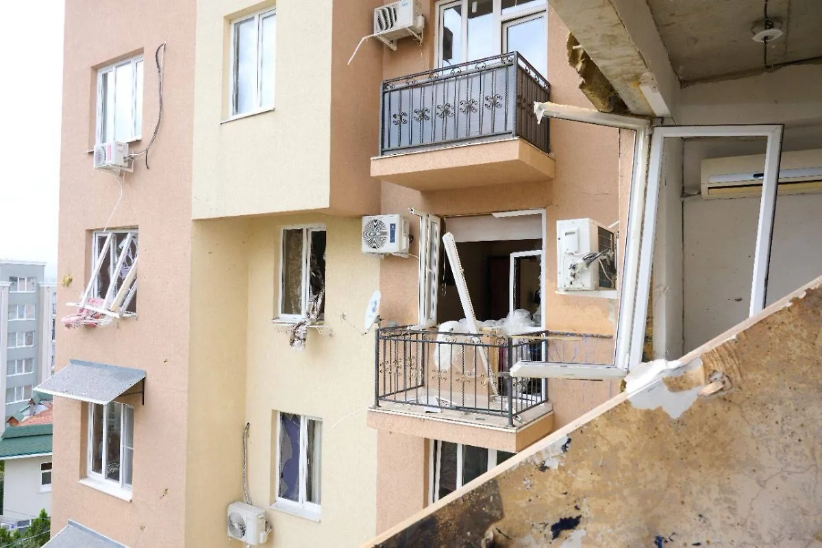 Последствия взрыва. Фото © Telegram / Сочи официальный