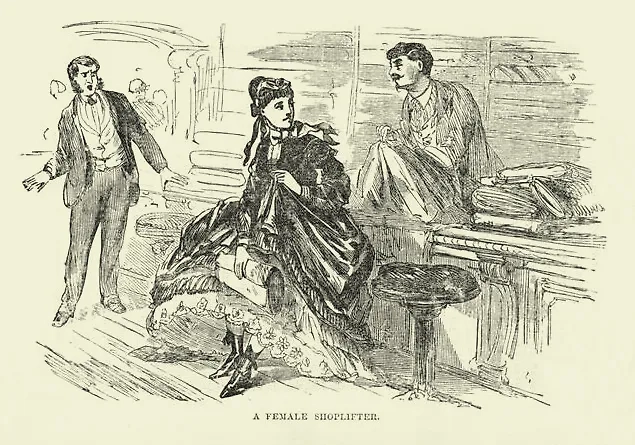 По викторианским нормам леди не могли обыскивать — и это помогало воровкам сбегать. Фото © Wikipedia / James D. McCabe