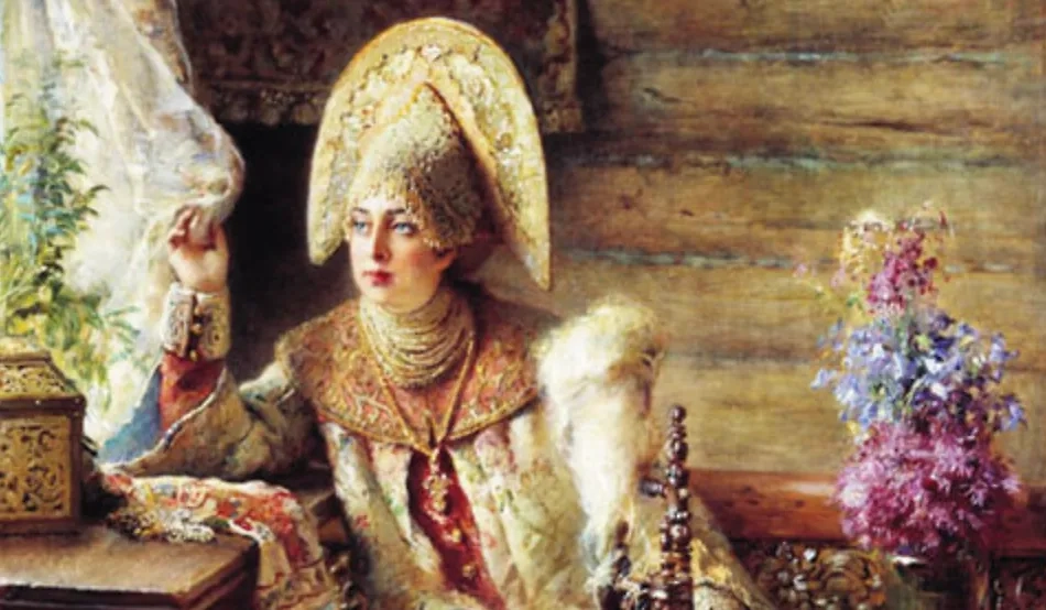 Кокошники — символ Росси. Они появились очень давно. Наверняка Путин об этом знает. Фото © Wikipedia / Константин Егорович Маковский