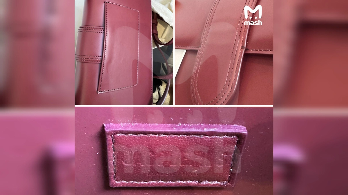 Палёная сумка, купленная на OSKELLY. Фото © Telegram / Mash