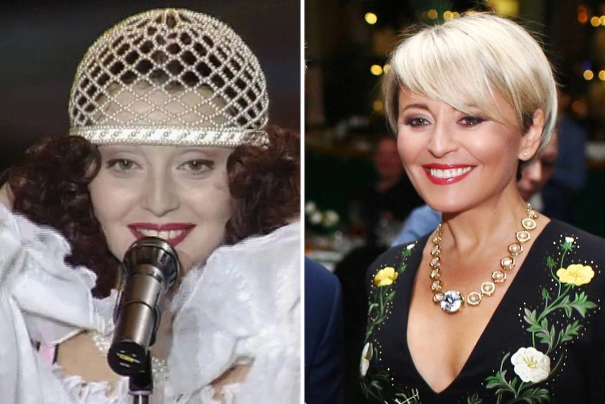 Анжелика Варум появилась на программе «Утренняя звезда» Юрия Николаева в 1990 году. Фото © 1tv.ru, фото © Instagram (признан экстремистской организацией и запрещён на территории Российской Федерации) / avarum