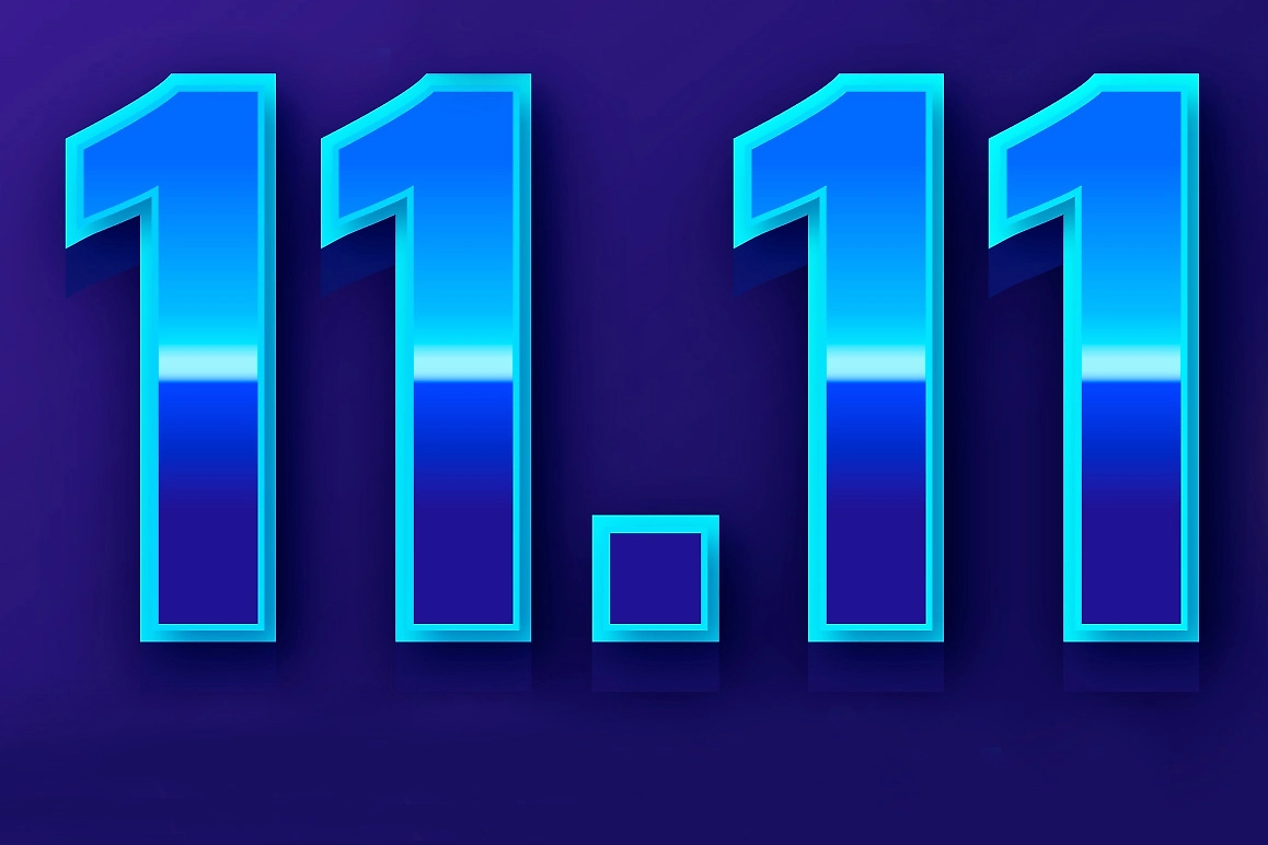 Четыре единицы подряд: магия зеркальной даты 11 ноября. Фото © Freepik 