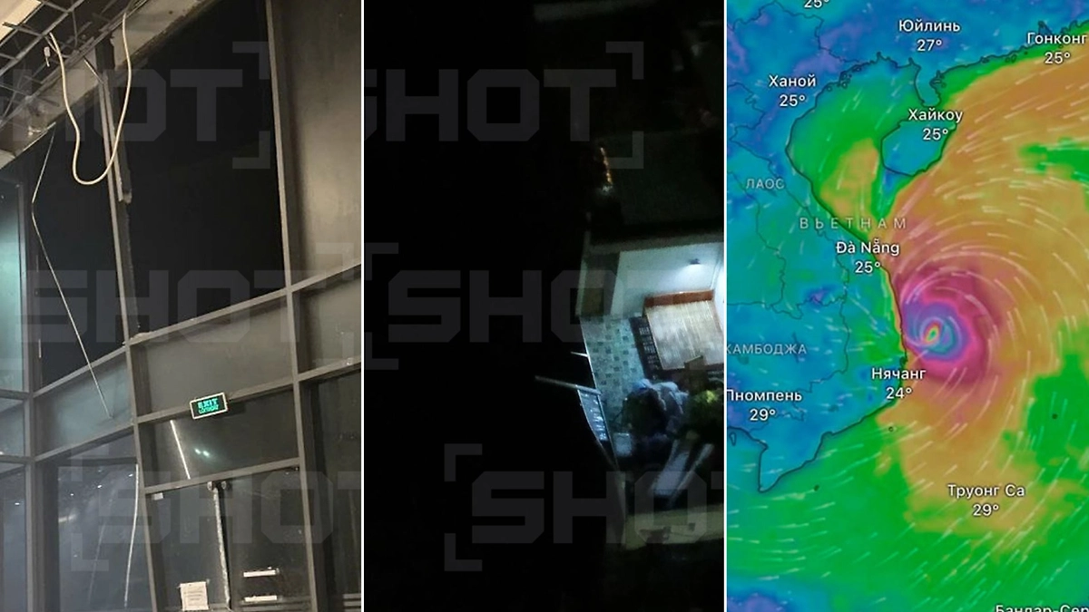 Российские туристы заблокированы на островах Вьетнама из-за тайфуна «Калмаэги». Фото © Telegram / SHOT