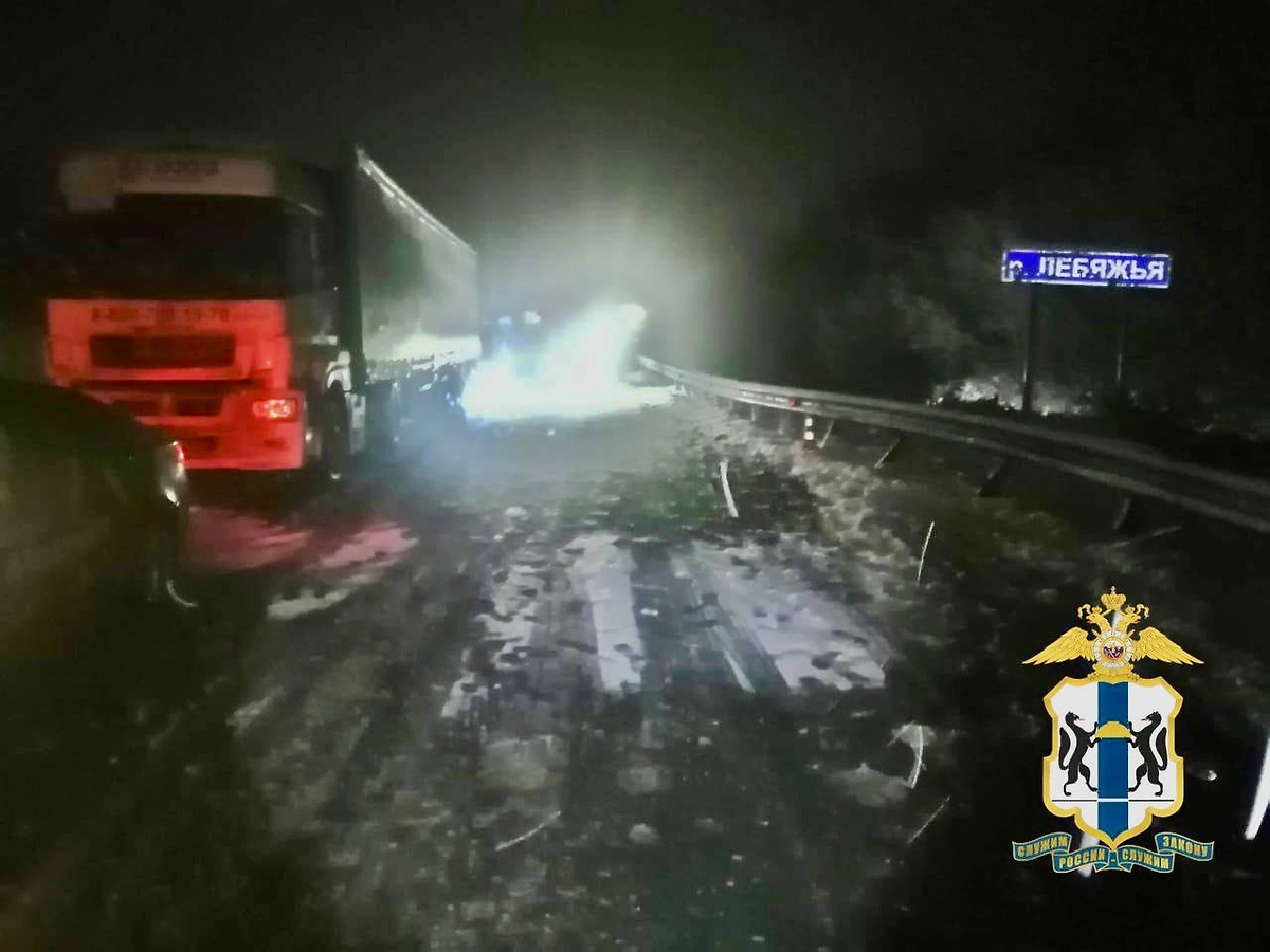 ДТП. Фото © Telegram / mvd_54