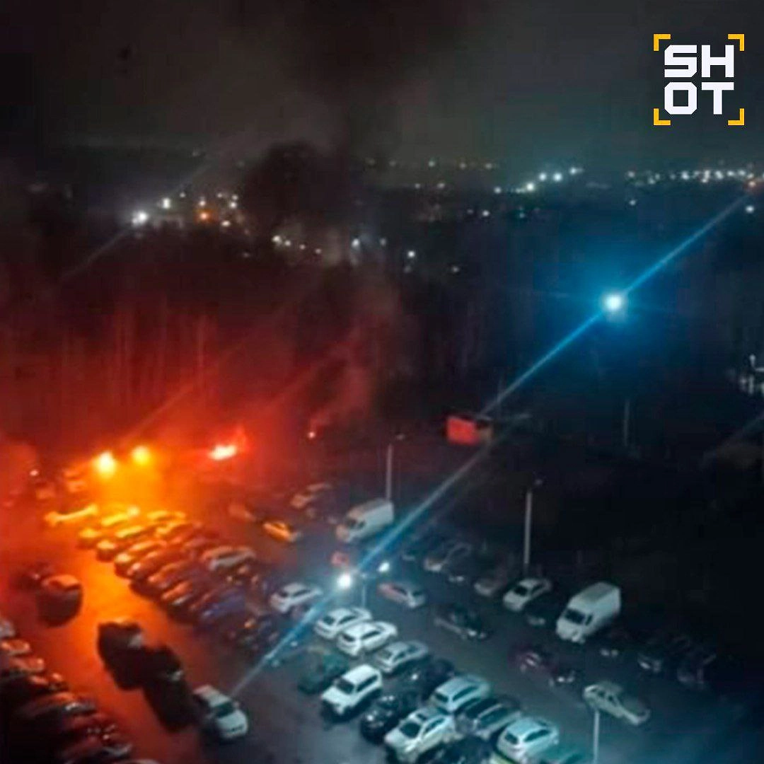 Повреждения в Орле после атаки БПЛА. Фото © Telegram / SHOT