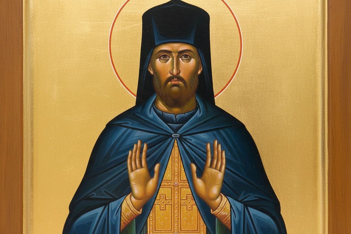 Святых на иконах изображают с двумя «ладонями праведника», если они достойны особого почтения. Фото © Gemini Nano Banana