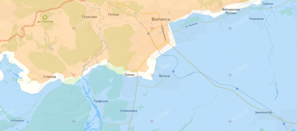 Карта СВО на 19 ноября 2025 года. Армия России освободила Цегельное под Волчанском Харьковской области. Фото ©  DIVGEN 🚩 Карта СВО