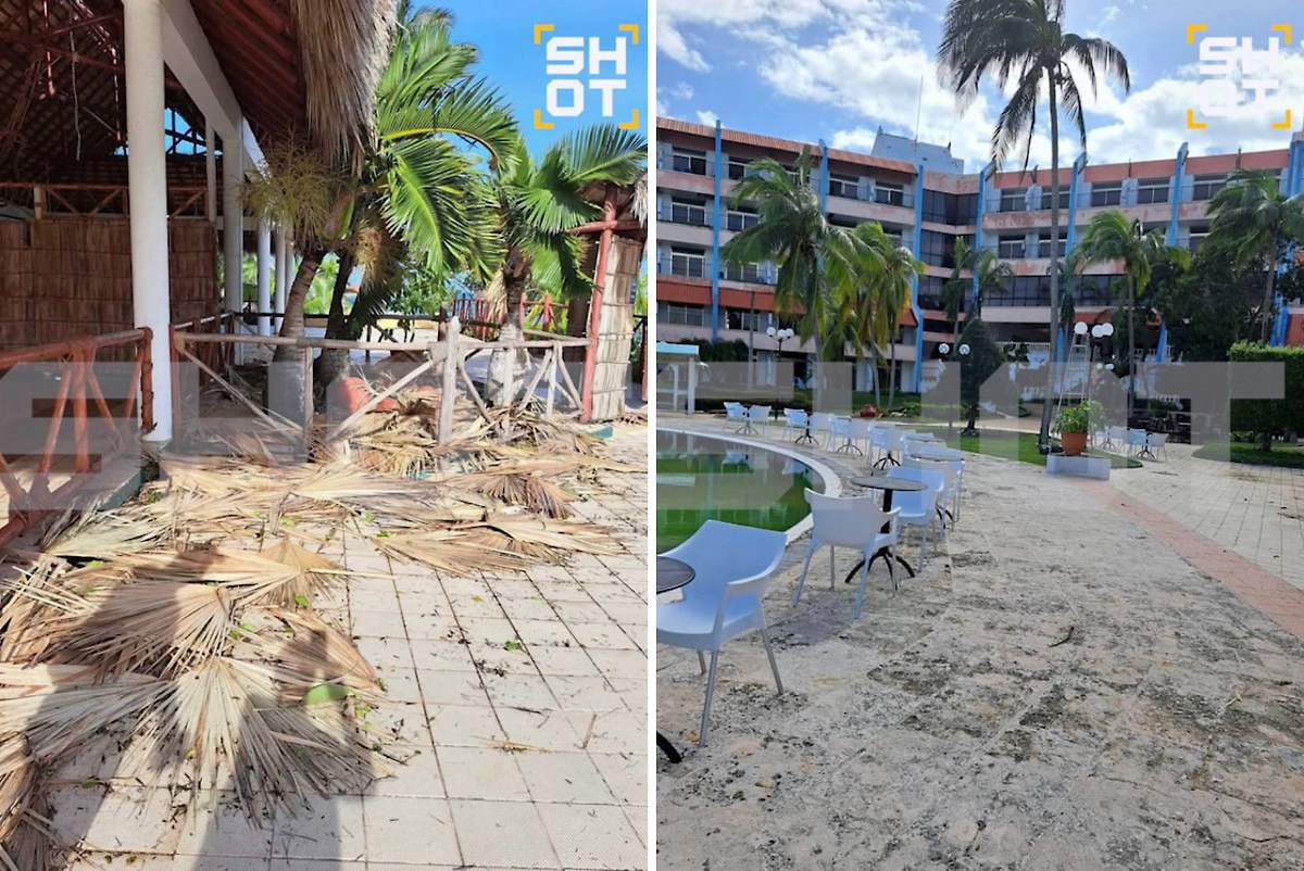 Отель на Кубе после урагана. Фото © SHOT