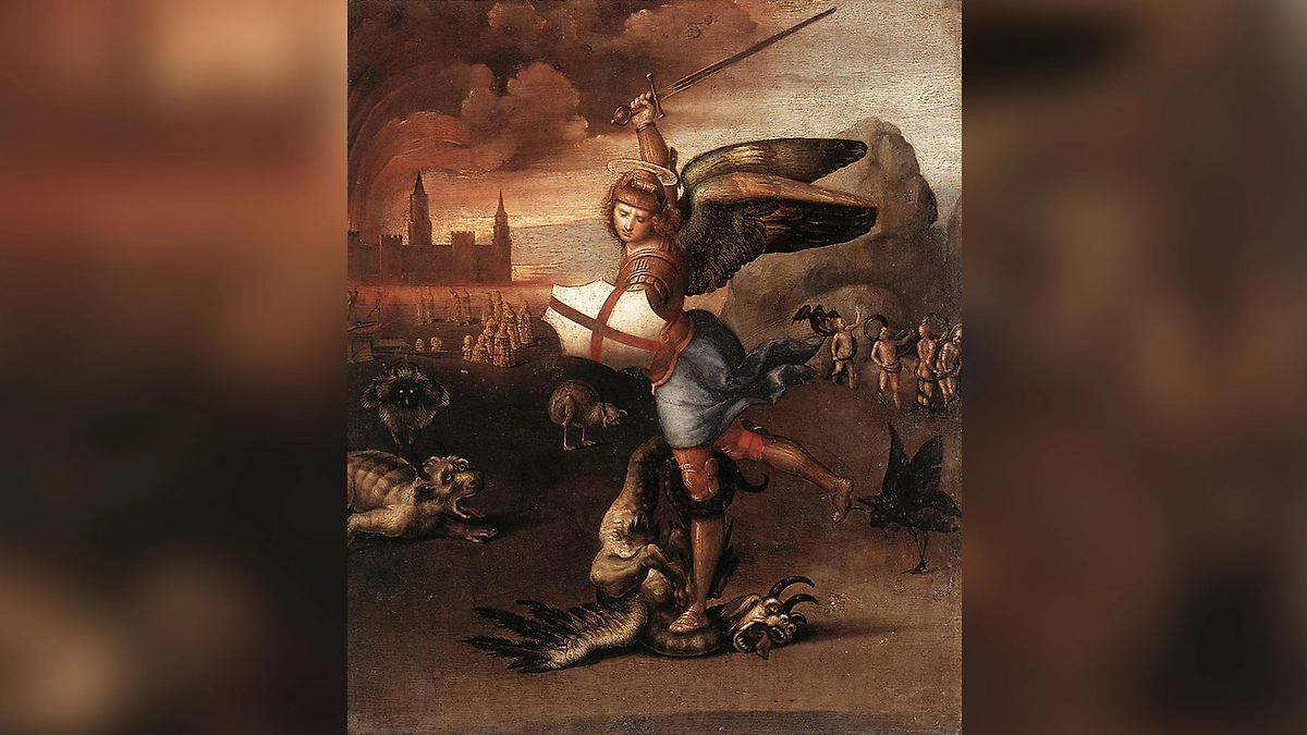 Какого числа Михайлов день — это надо знать как воцерковлённым, так и мирянам. Архангел Михаил на Небе важная фигура. Фото © Wikipedia / Рафаэль Санти