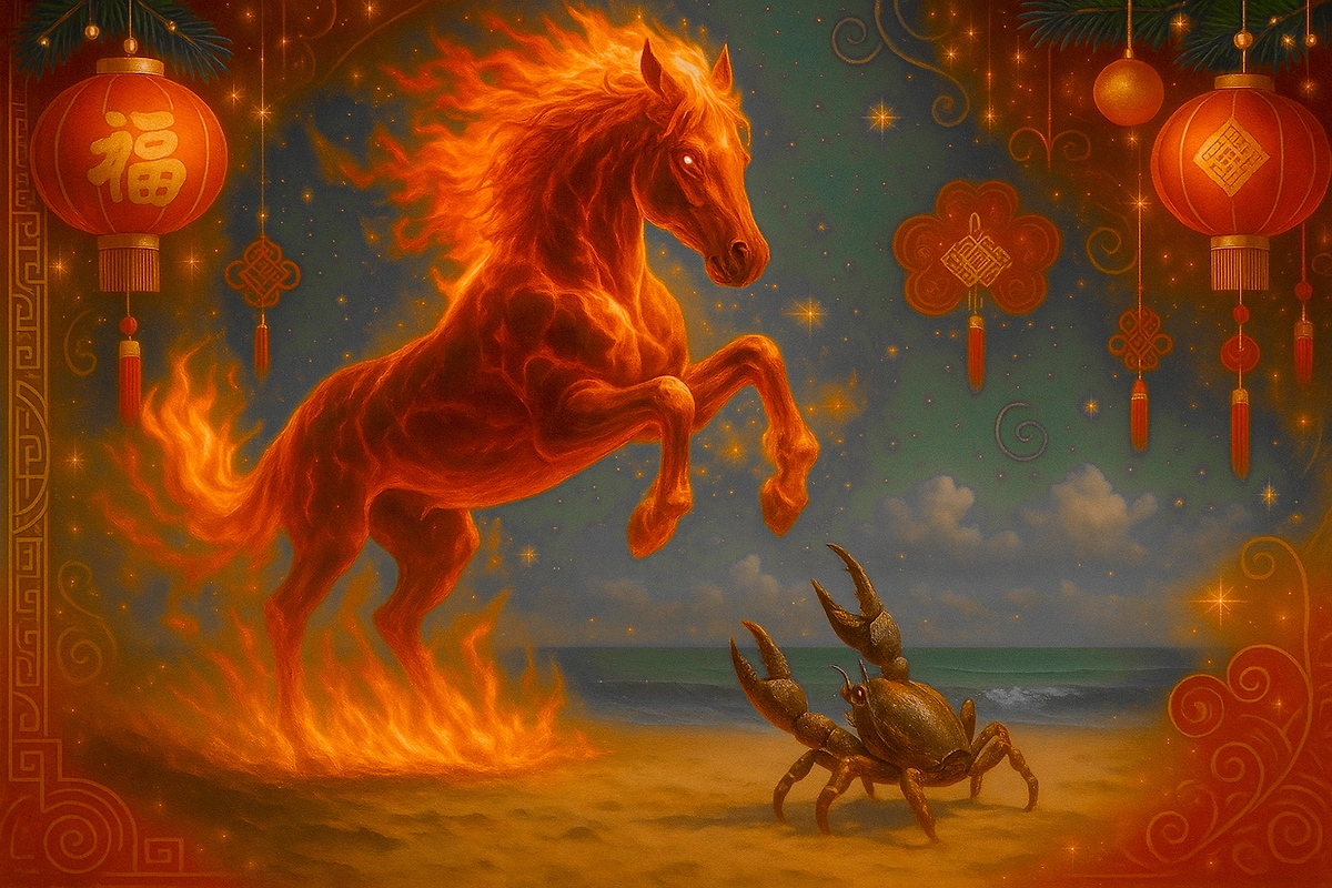 Гороскоп Рак 2026 на год Красной Огненной Лошади. Фото © ChatGPT