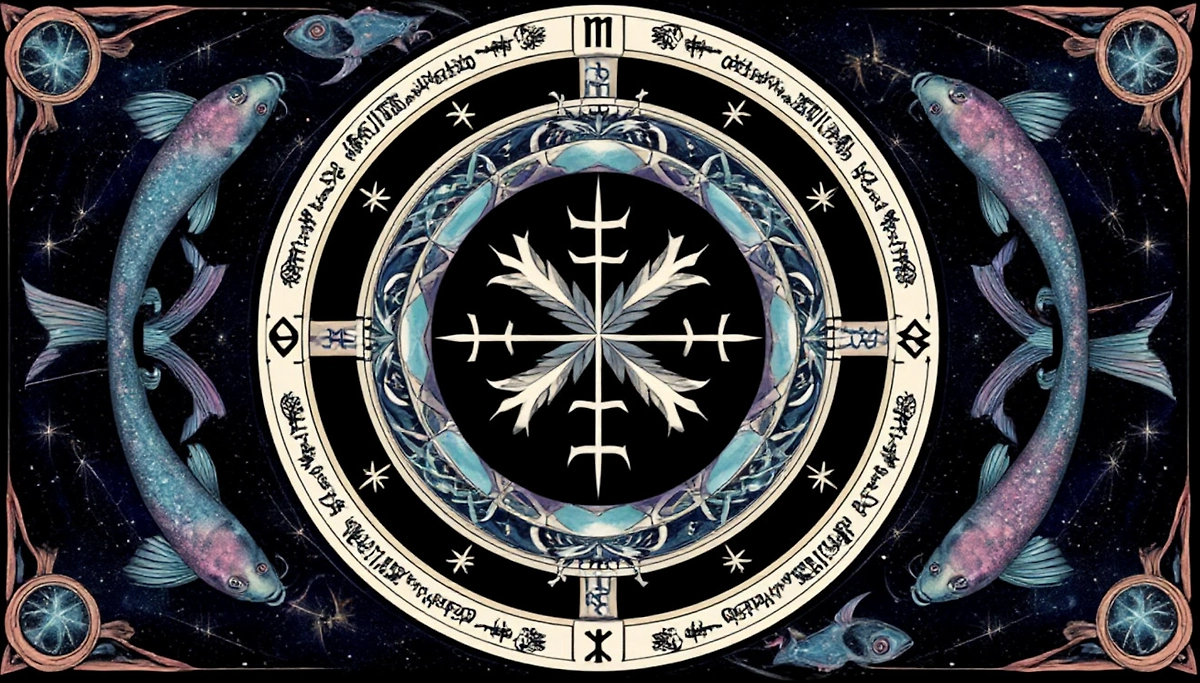 Знак зодиака Рыбы: гороскоп на неделю с 24 по 30 ноября 2025 с рунами. Фото © «Шедеврум»