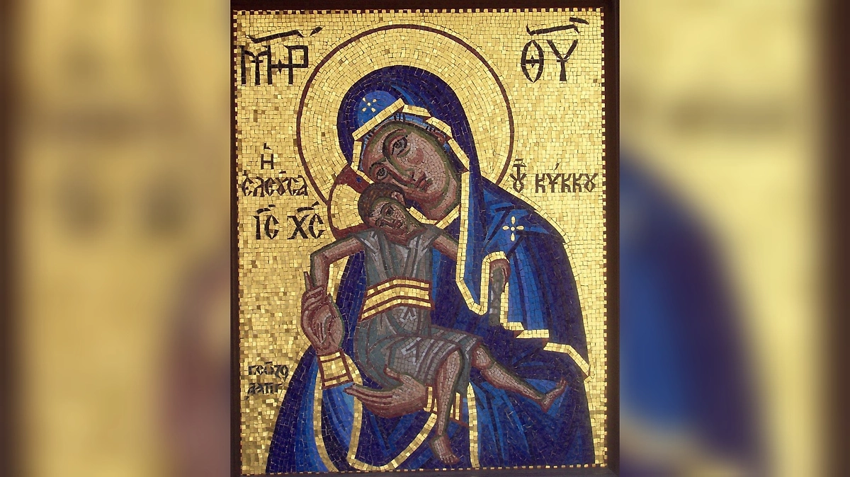 Икона Божией Матери «Милостивая» — этот образ написал сам евангелист Лука. Фото © Wikipedia