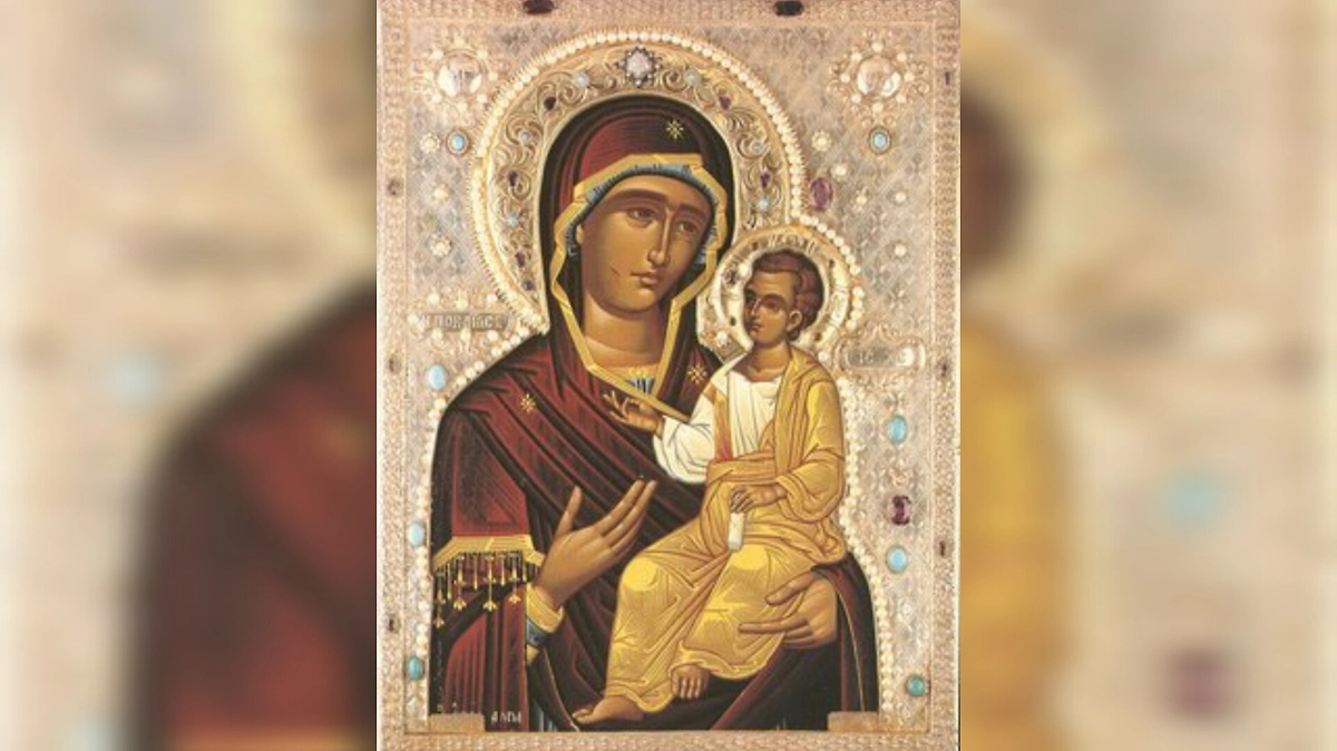 Икона Божией Матери «Монреальская» появилась совсем недавно. Её написали в XX веке. Фото © Wikipedia / Orthodox Christian painter. Russian Orthodox Church