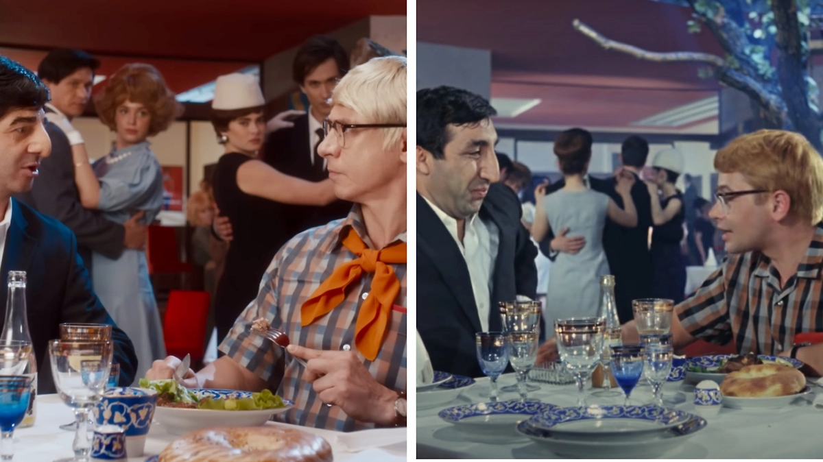 Фото © YouTube / Central Partnership, © Кадр из фильма «Кавказская пленница, или Новые приключения Шурика», режиссёр Леонид Гайдай, сценаристы  Леонид Гайдай, Яков Костюковский, Морис Слободской / Kinopoisk